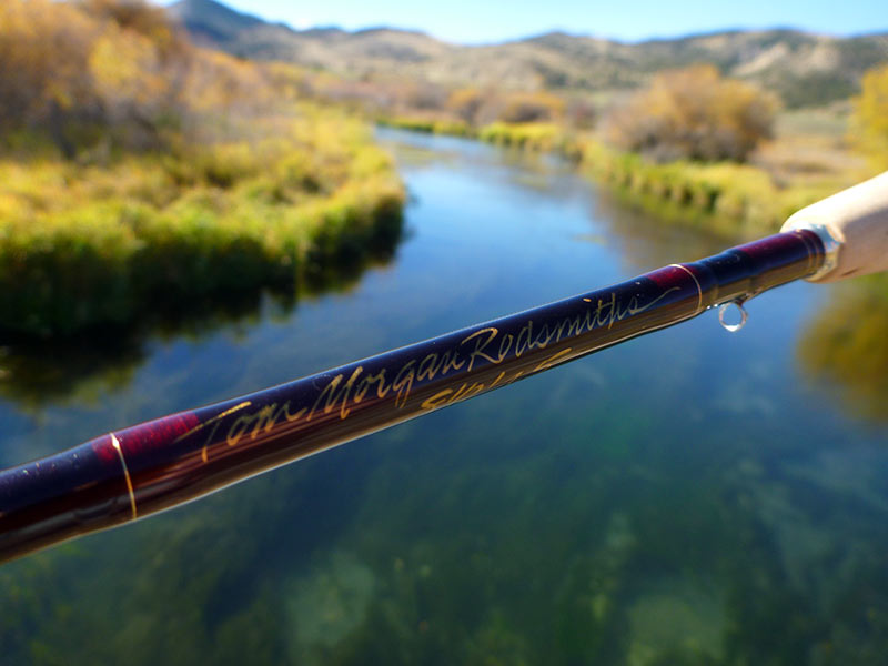 Fly rod close-up