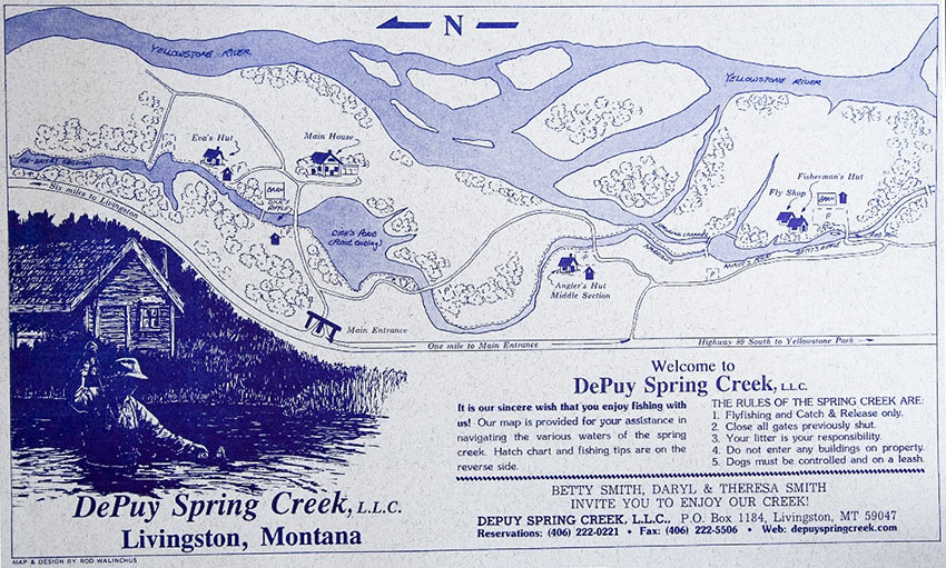 DePuy Spring Creek Map