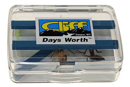 Details about   Cliff Super Day's Worth Fly Box 
