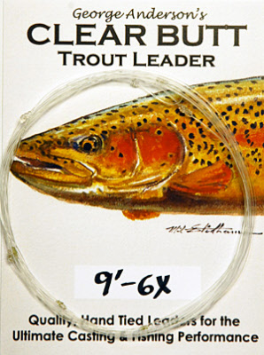 Hand Tied Clear Butt Trout Leaders designed by George Anderson