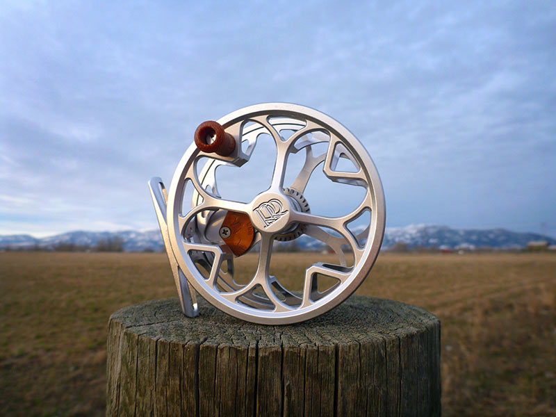 Fly reel on stump