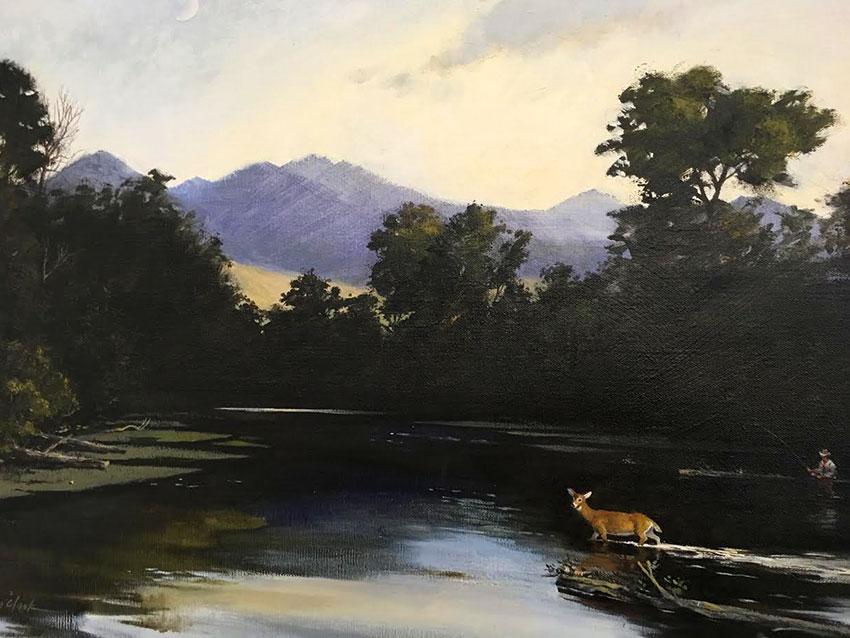 Nelson's Spring Creek painting