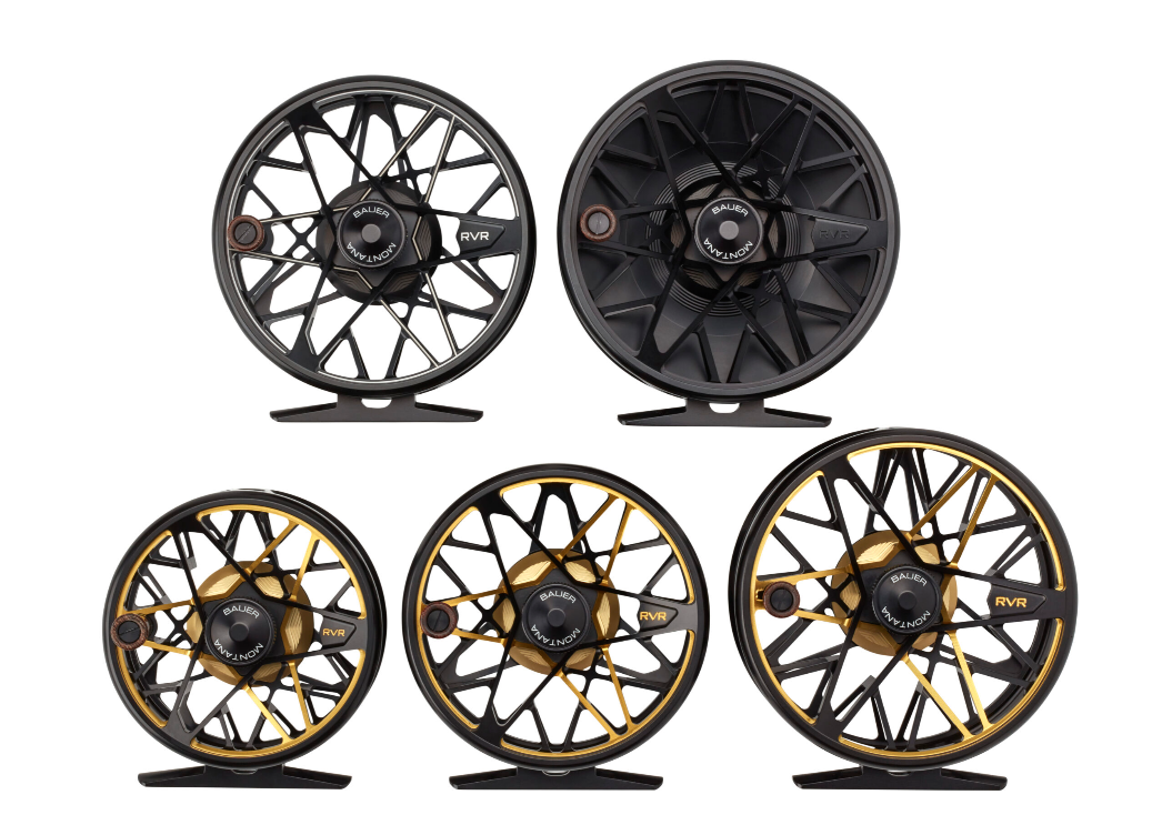 Bauer RVR Fly Reel 2/3 Black/ Gold