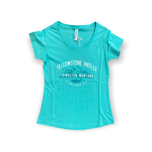 Yellowstone Angler Mountains Women's T-Shirt - Image 2