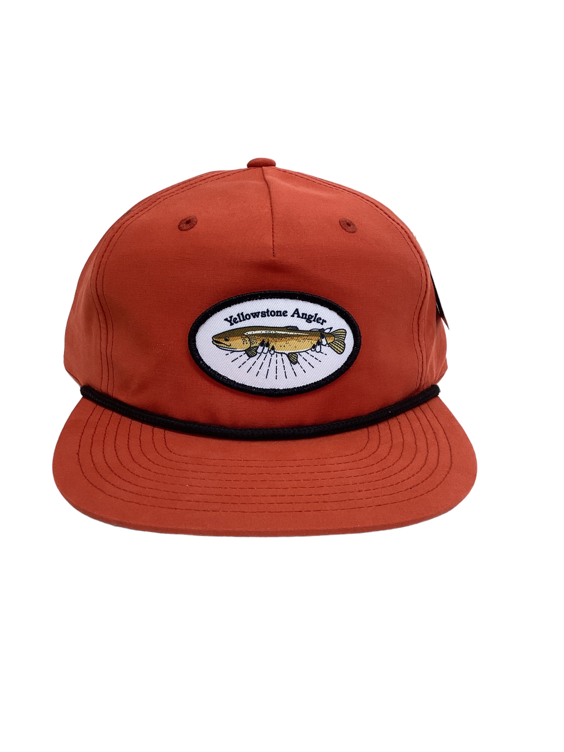 Richardson Yellowstone Angler Brown Trout Logo Hat Rust